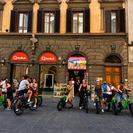 Florence : Visite en E-Bike de la place Michel-Ange