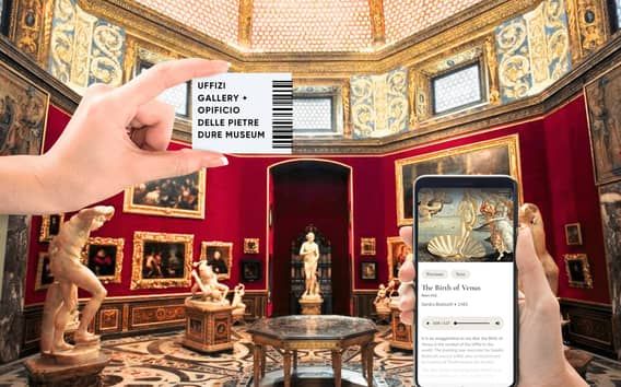 Florence: Uffizi Priority Ticket with Masterpieces Audio App