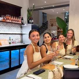 Kurs robienia makaronu we Florencji z winem bez limitu