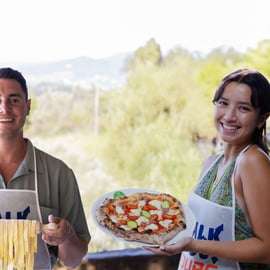 Florence : cours de pizza et de glace dans une ferme toscane
