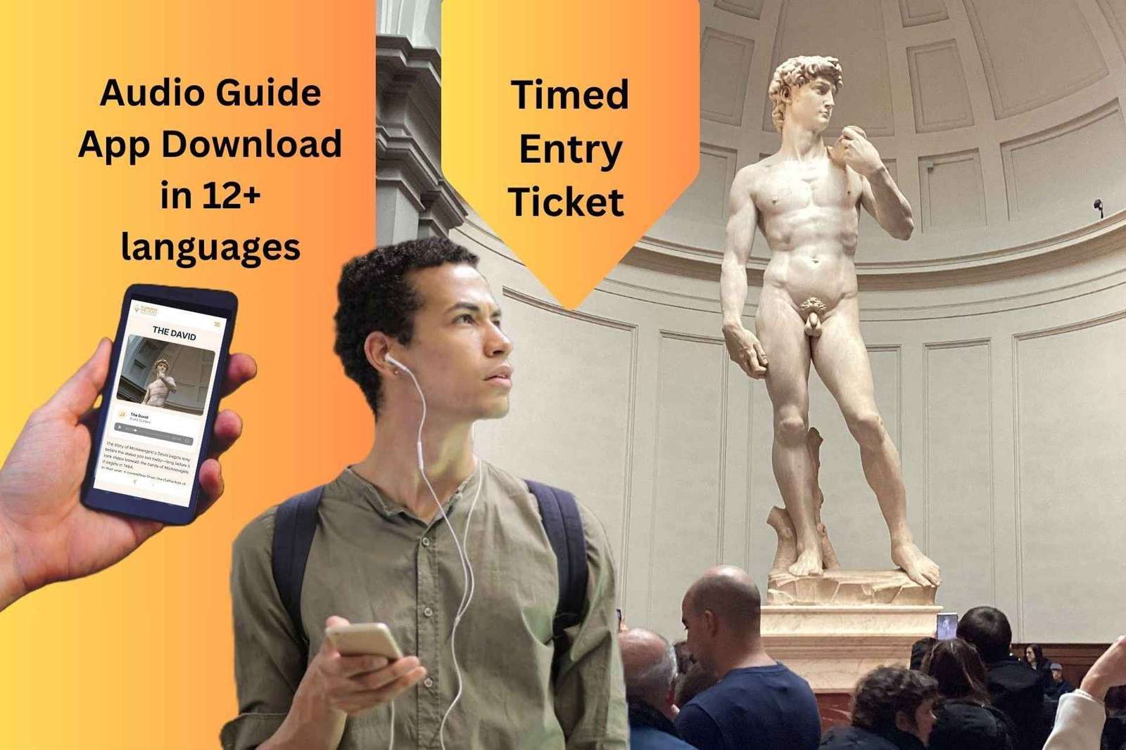 Florence : billet d'entrée programmée au David de Michel-Ange & eBook