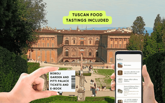 Florença: Palácio Pitti e Jardins de Boboli: ingresso e livro eletrónico