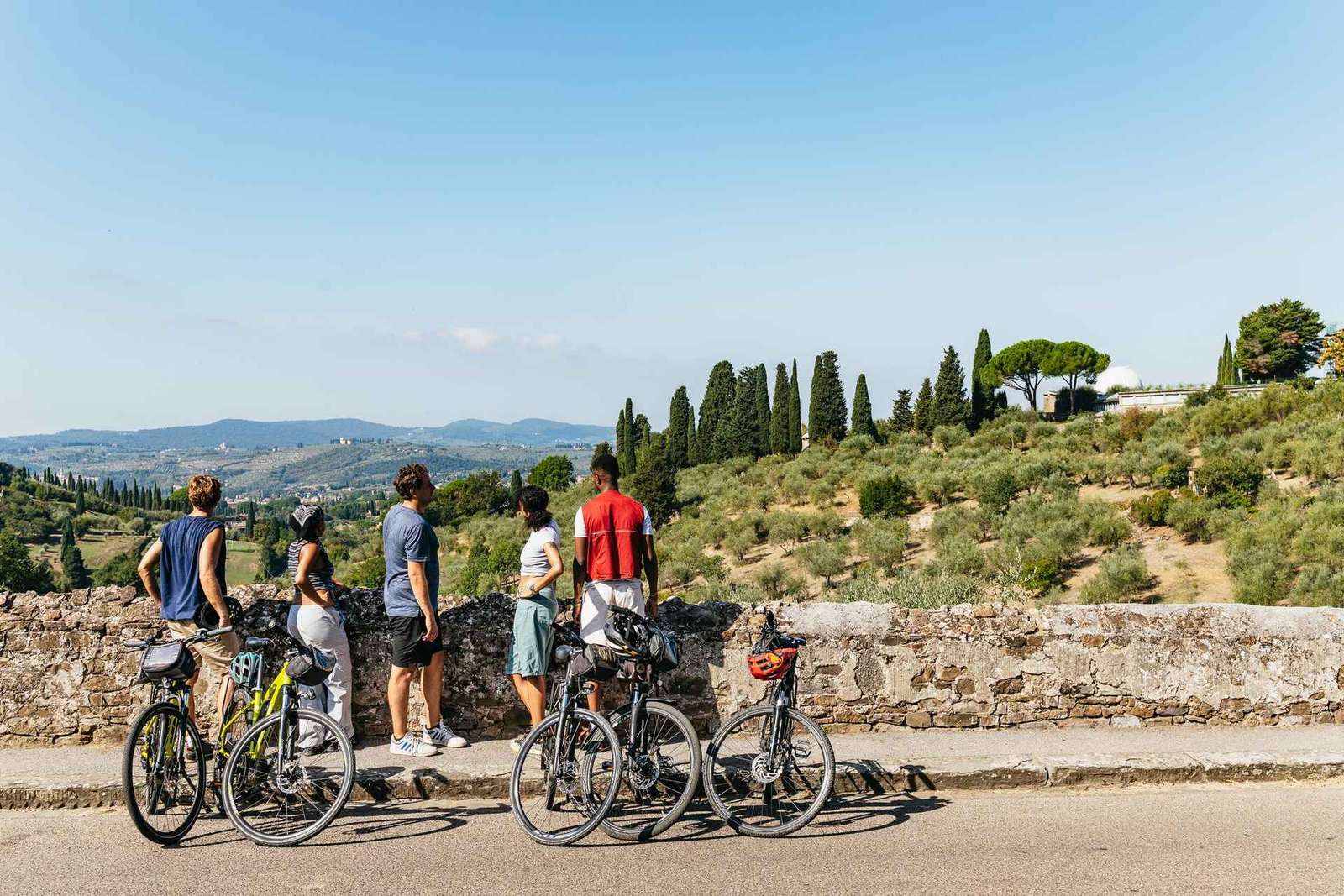 Florence: Local Hills E-Bike Tour with Olive Oil Tasting