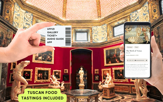 Uffizi Gallery Tickets with Audio App or Live Guide