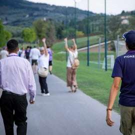 Florencia: visita guiada al estadio de la Fiorentina y bebida