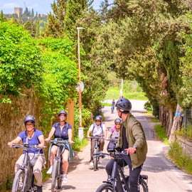 Florencia: Fiesole E-Bike Tour con cata de aceite de oliva