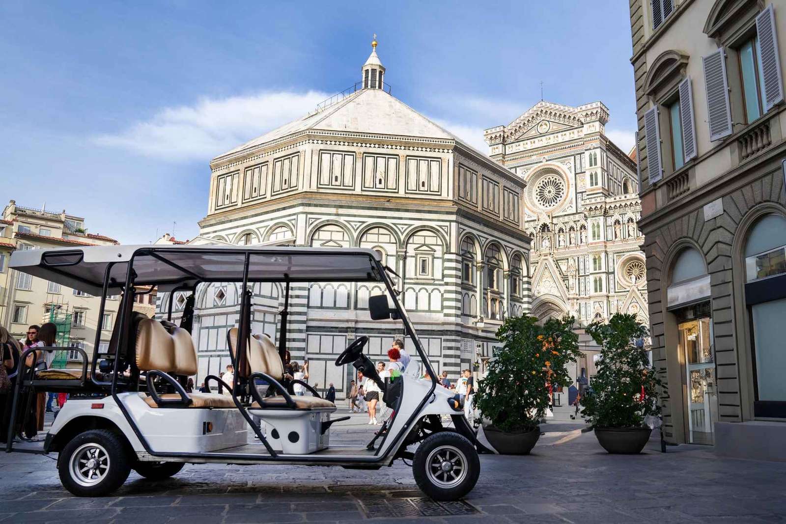 Florence : visite en voiturette du centre historique et de la Piazzale Michelangelo