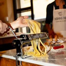 Florence: Pasta and Tiramisu Class with Unlimited Wine