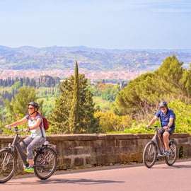 Florencia: Fiesole E-Bike Tour con cata de aceite de oliva