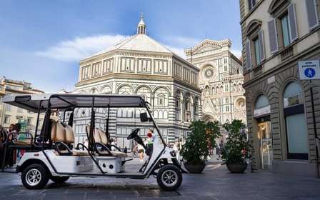 Florence : visite en voiturette du centre historique et de la Piazzale Michelangelo