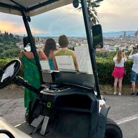 Visite en voiturette de golf au Piazzale Michelangelo
