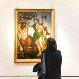 Prohlídka galerie Uffizi s průvodcem pro skupinu do 9 lidí