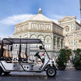 Florence : visite en voiturette du centre historique et de la Piazzale Michelangelo