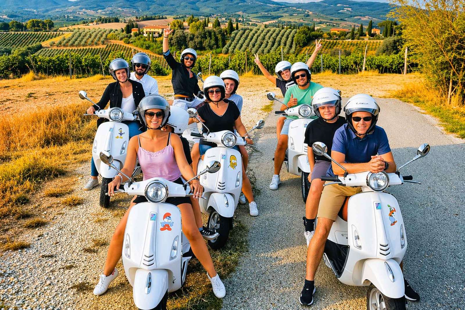 Výlet na Vespě do Chianti z Florencie s degustací vína
