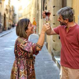 Florence : Visite culinaire et vinicole au coucher du soleil