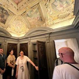 Prohlídka tajných chodeb Palazzo Vecchio a oběd nebo "Gelato"
