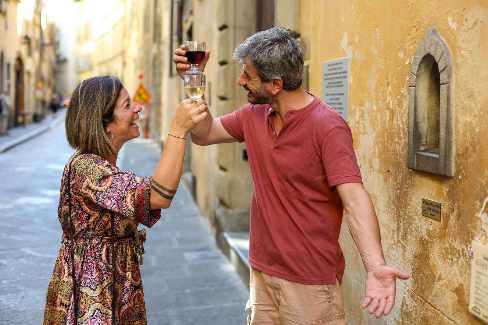 Florence : Visite culinaire et vinicole au coucher du soleil