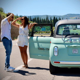 Florens: Chianti-tur med elbil, vinprovning och lunch