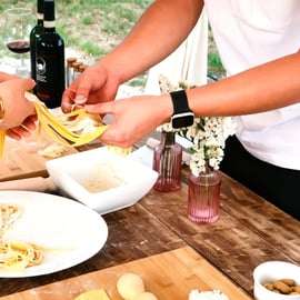 Cours de pâtes fraîches à Greve in Chianti, entre les vignes