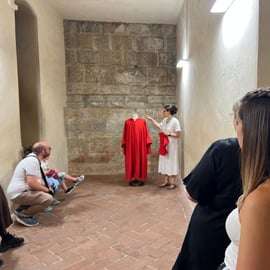 Prohlídka tajných chodeb Palazzo Vecchio a oběd nebo "Gelato"