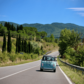 Visite d'une jounée de la Toscane en Vespa dans la région viticole du Chianti