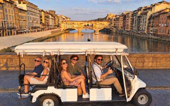 Florence: Private Panoramic Golf Cart Tour with Local Guide