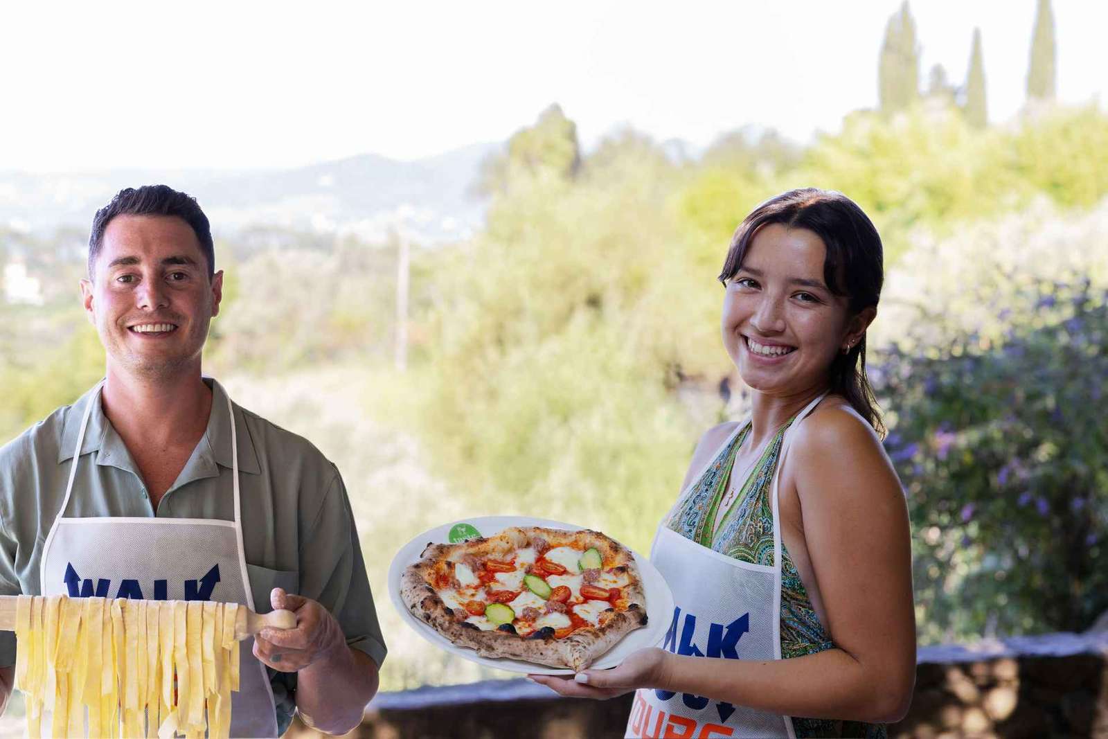 Florence : cours de pizza et de glace dans une ferme toscane