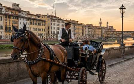 Balade en calèche médiévale à Florence avec guide agréé