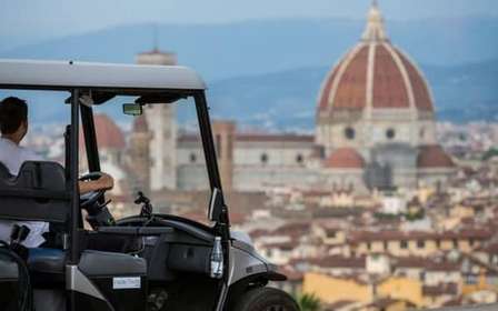 Voiturette de golf à Florence : Piazzale Michelangelo et vues panoramiques