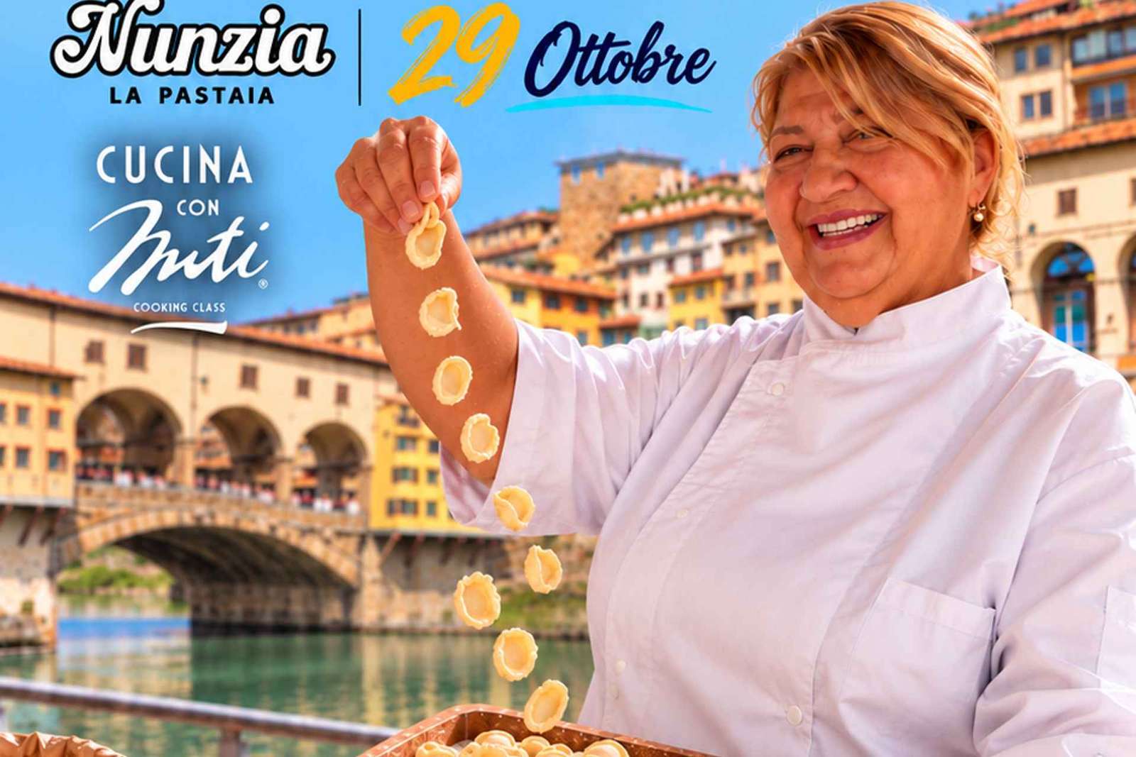 Ponte Vecchio: Fresh Pasta and Tuscan Meat Sauce Class with Spritz and Wine