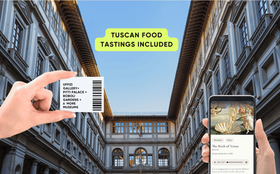 Florence: Uffizi, Pitti Palace & Boboli Combined 5-Day Pass