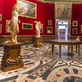 Prohlídka galerie Uffizi s průvodcem pro skupinu do 9 lidí