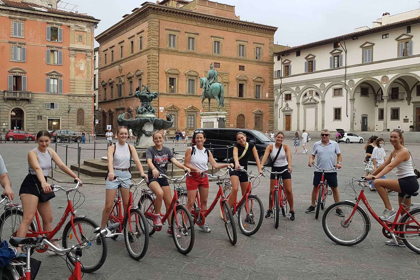 Cykeltur i Florens med guide till stadens höjdpunkter