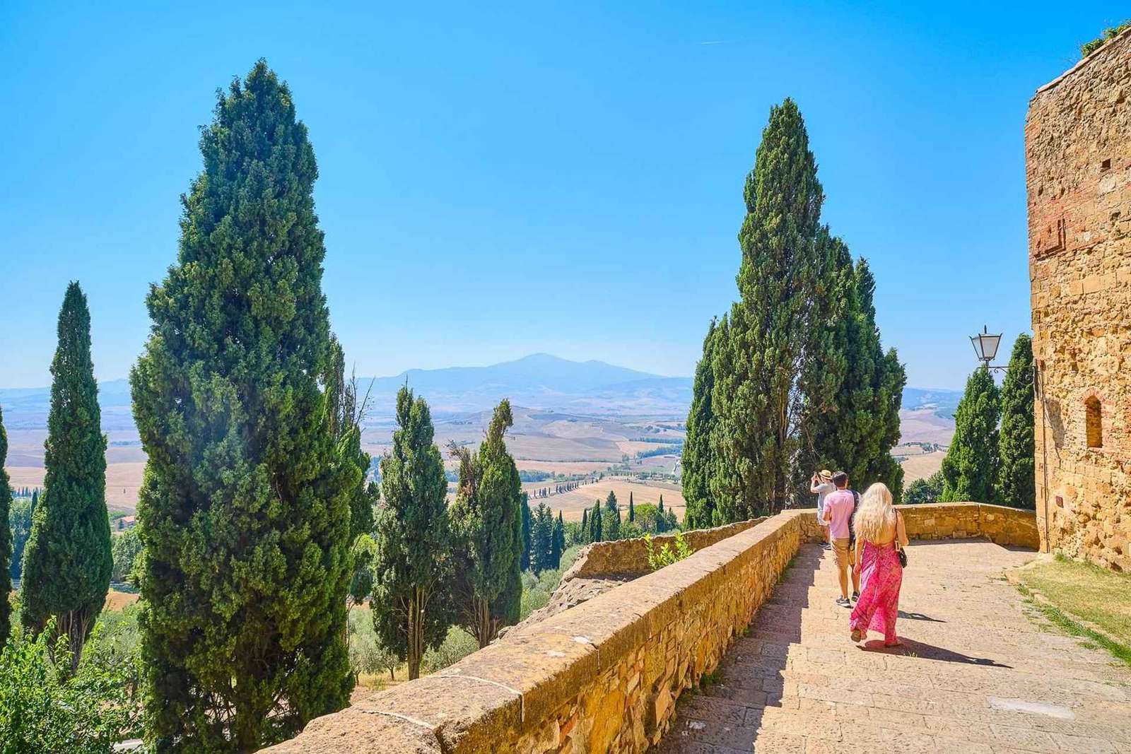 Från Florens: Val D'Orcia-tur med vinprovning