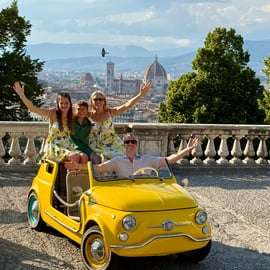 Prywatna wycieczka Fiatem 500 po Florencji i Fiesole