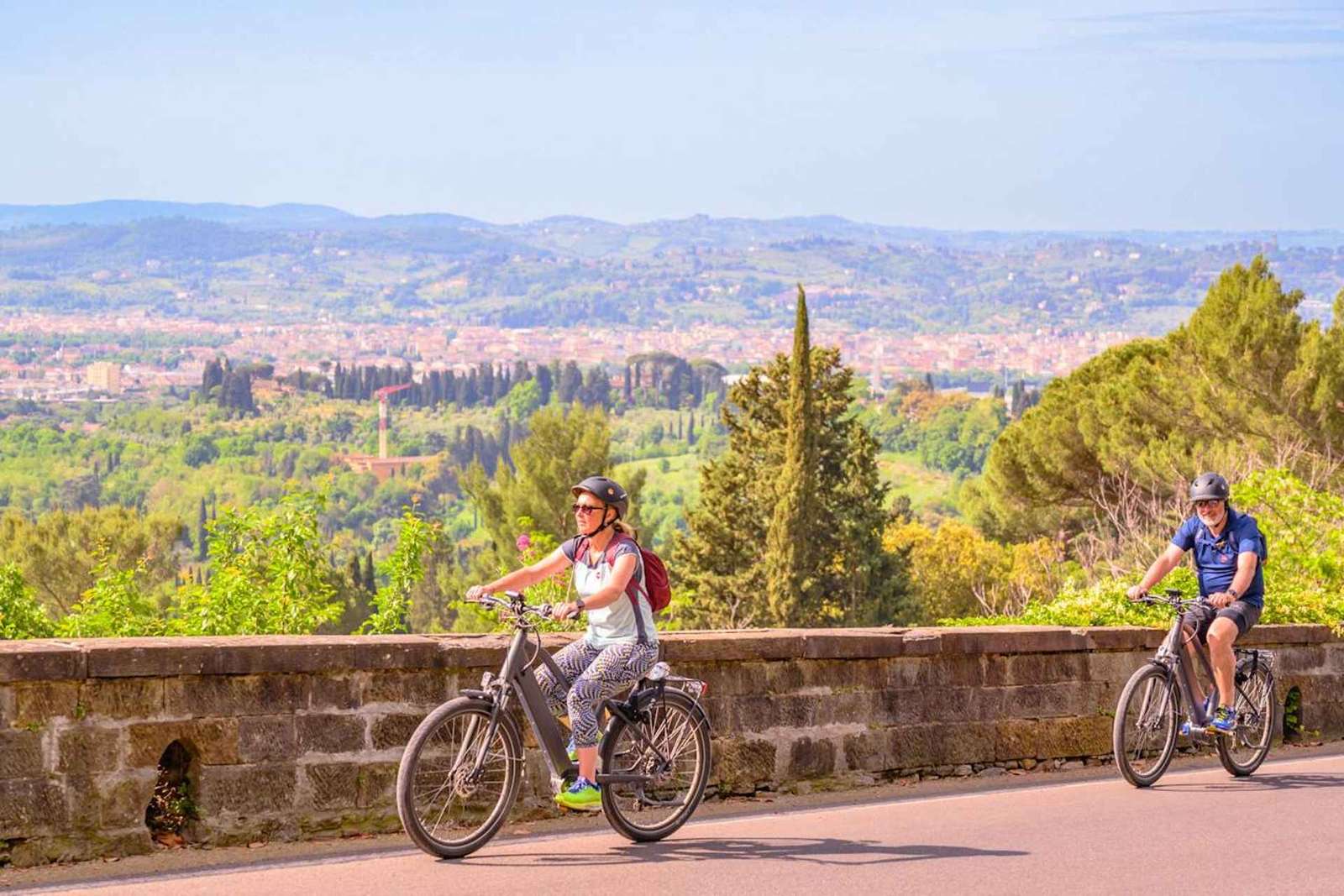 Florencia: Fiesole E-Bike Tour con cata de aceite de oliva