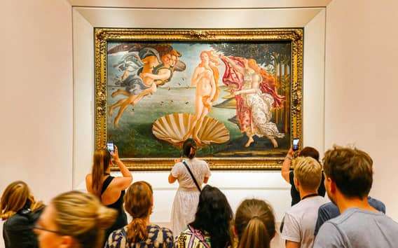 Florencia: Visita guiada a los Uffizi con ticket de acceso sin cola