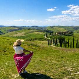From Florence: Siena, Cortona, Montepulciano & Val D'Orcia