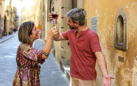 Florence : Visite culinaire et vinicole au coucher du soleil