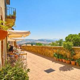 Florenz: Orcia Tal, Montalcino, Pienza mit Mittagessen und Wein