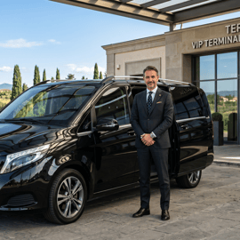 Transfer z lotniska FLR do centrum Florencji: prywatny pojazd