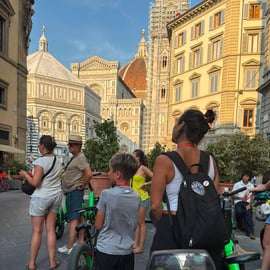 Florence : Visite en E-Bike de la place Michel-Ange