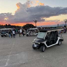 Privé golfkartour Florence naar Piazzale Michelangelo