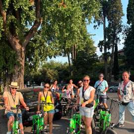 Florence : Visite en E-Bike de la place Michel-Ange